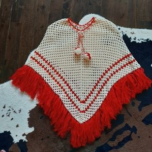 RED & WHITE cape